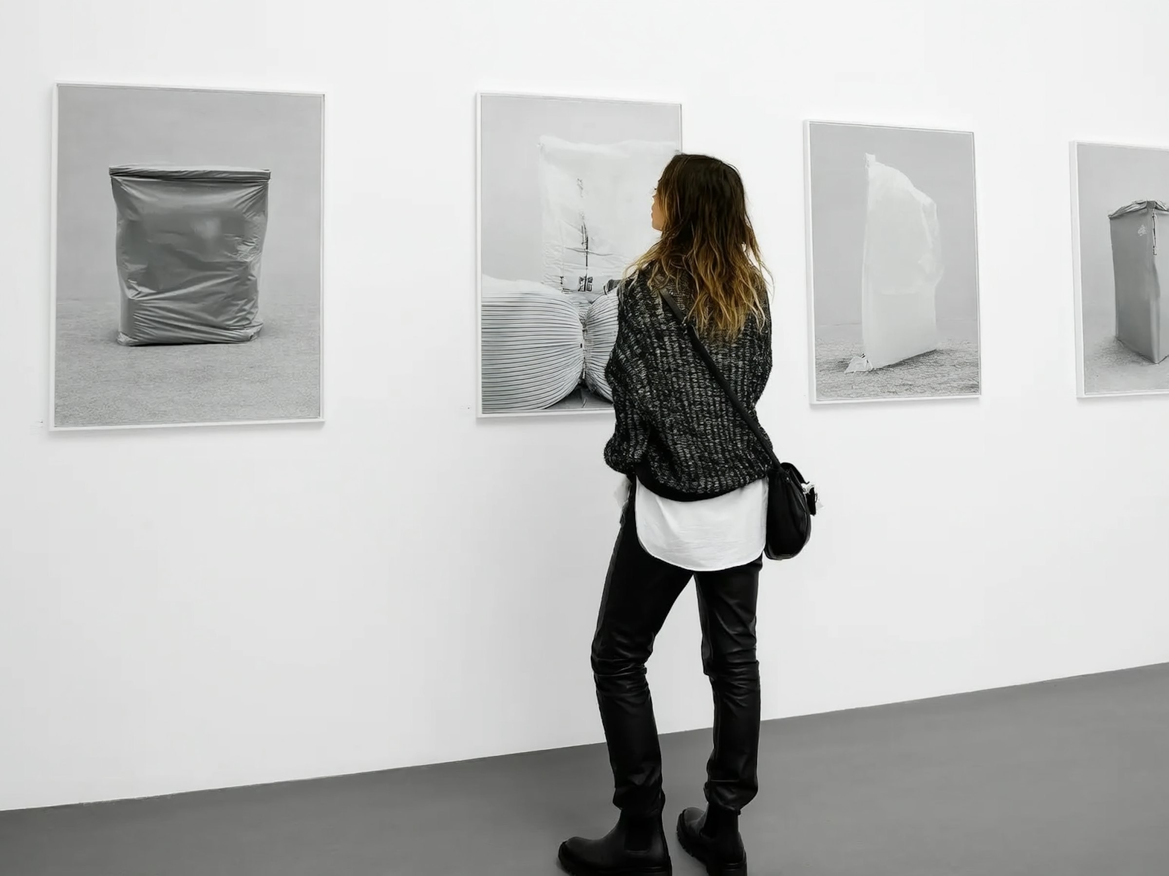 Installation view of the current exhibition